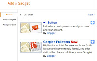 Select Google+ Followers Gadget - How to add Google+ Followers Gadget?