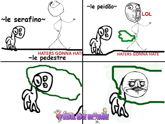 Tirinha do Blog Vida de Meme: Passeando na rua #TirinhaDoLeitor Tirinha do Blog Vida de Meme: Passeando na rua #TirinhaDoLeitor