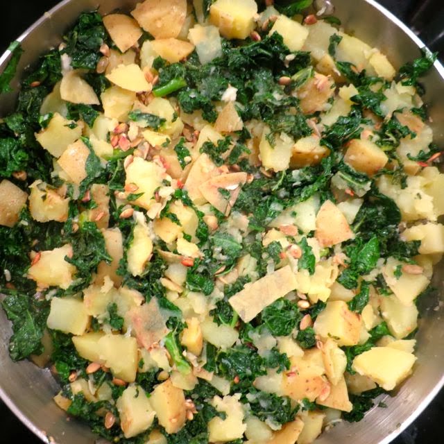 The Veracious Vegan Potato and Kale Enchiladas