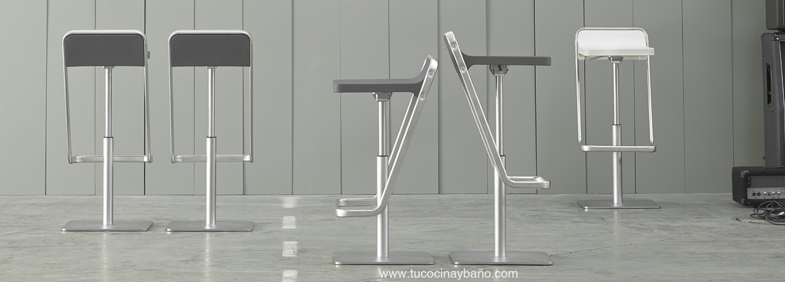taburete de diseño tipo bar Taburete kide contract precio