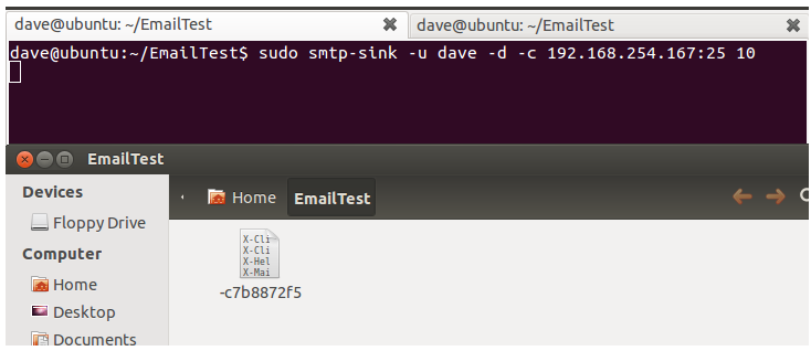 Dfirdave Smtp Testing With Smtp Sink And Pyemailtest