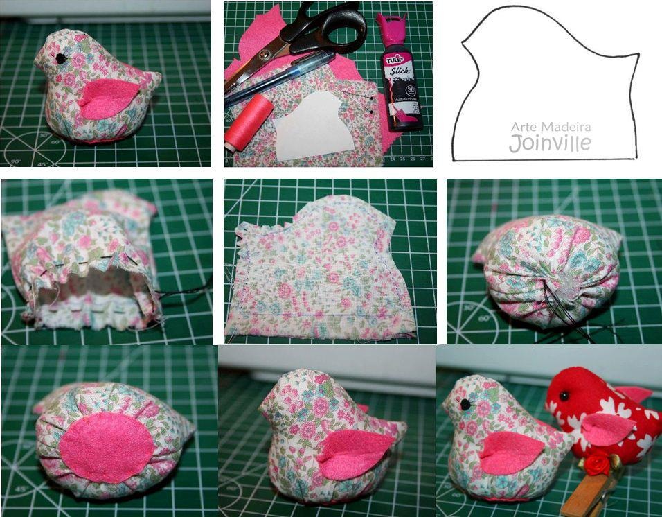 Decoracion En Telas Paso A Paso ~ Patchwork Passarinhos em Tecidos ~ Armarinho S?o Jos? Decoracion En Telas Paso A Paso ~ Patchwork Passarinhos em Tecidos ~ Armarinho S?o Jos?
