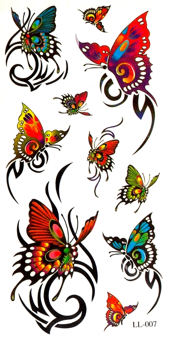 Tatouage temporaire Papillon Large choix de produits à - tatouage ephemere papillon