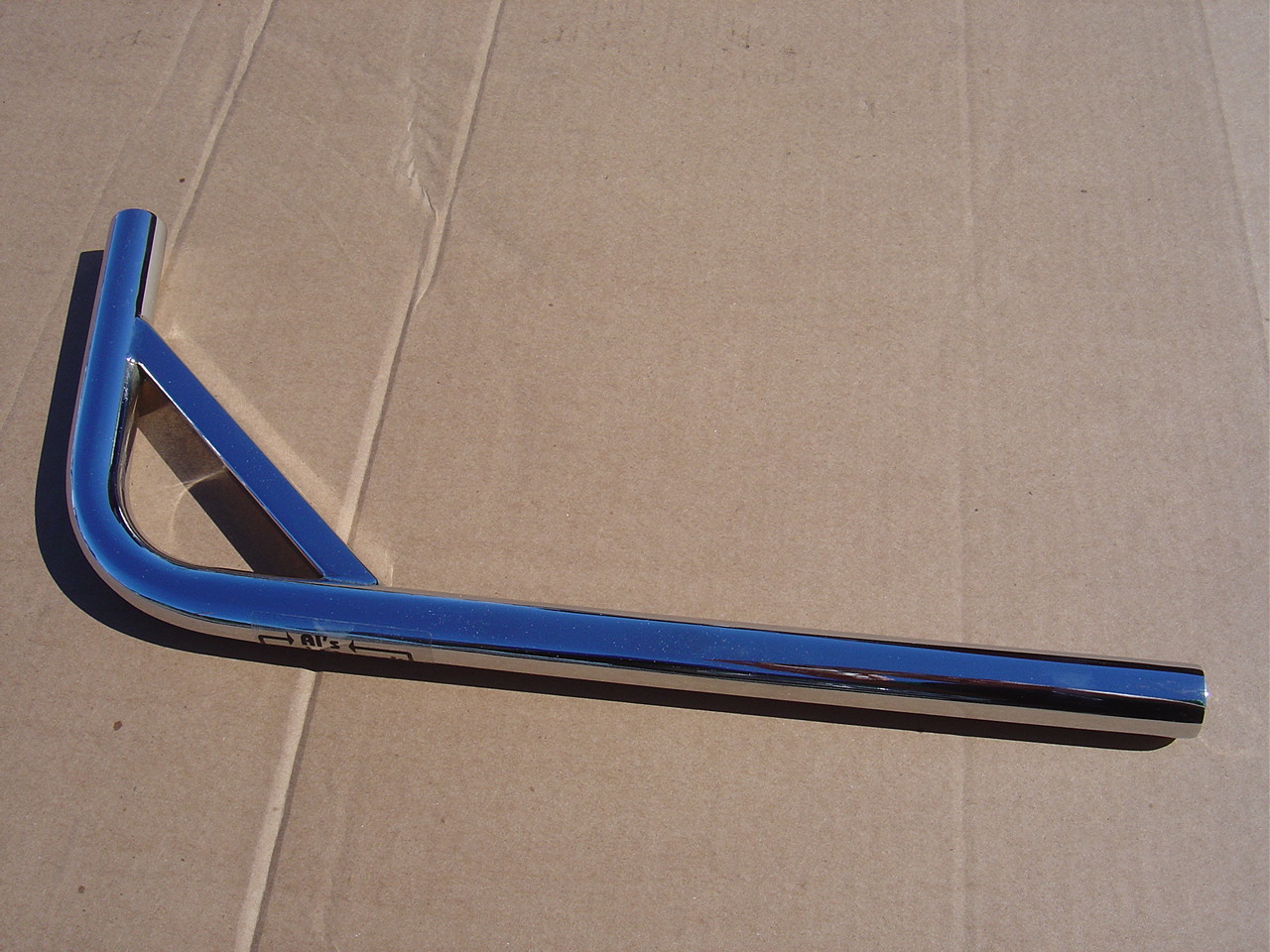 Al's Rapid Transit New 4130 Chromoly Layback Seat Post Chrome