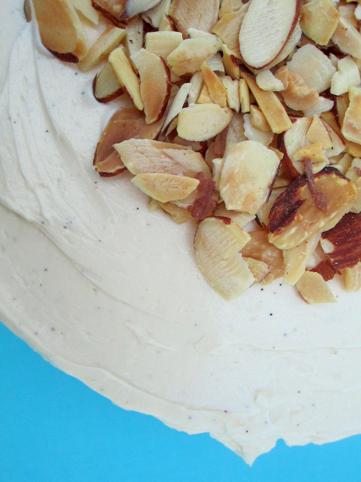Sugar Rush Chocolate Almond Cake with Vanilla Bean Buttercream