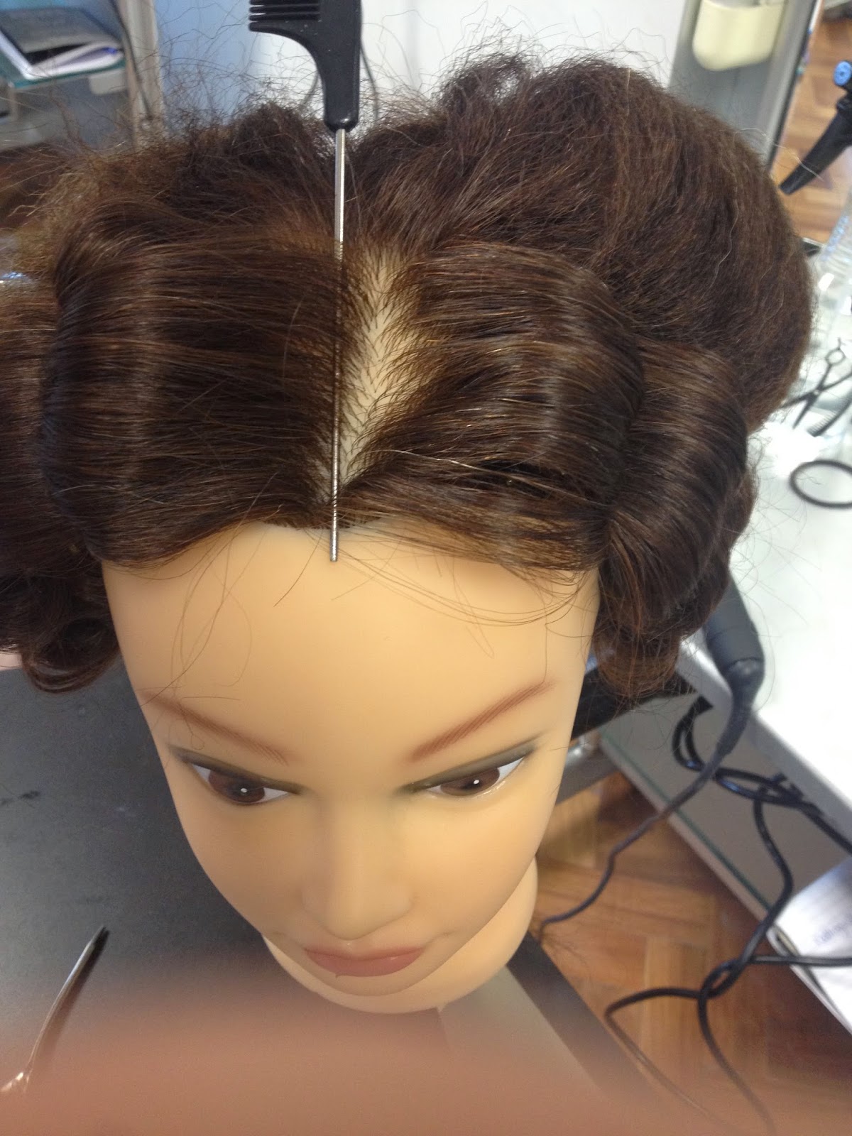 SarahLouise Leftly HAIR Padding! Practise makes perfect!