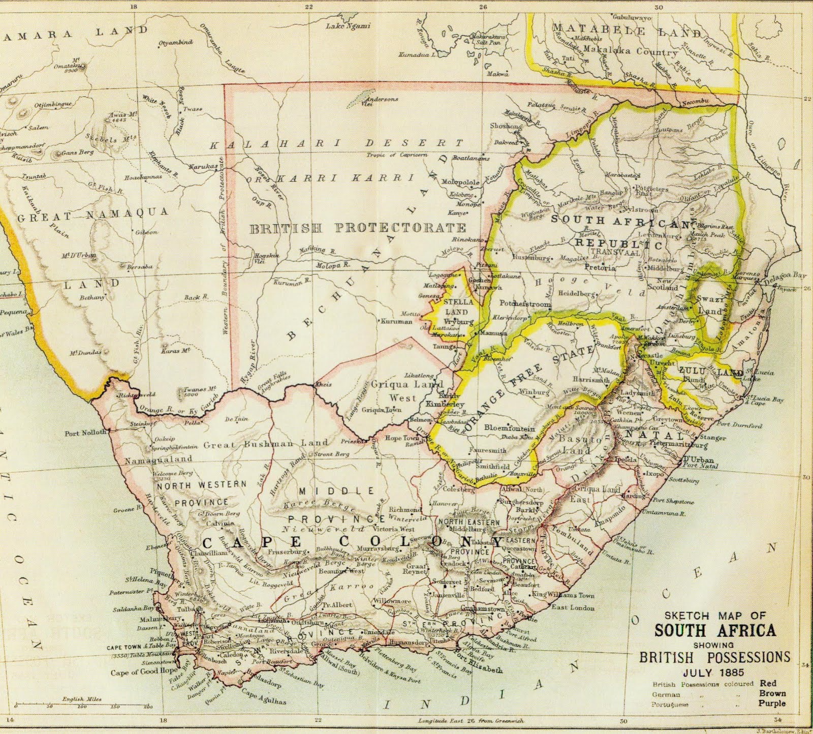 S A Map