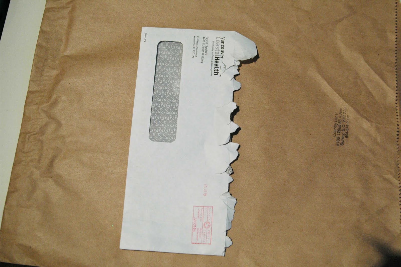 recycled envelopes
