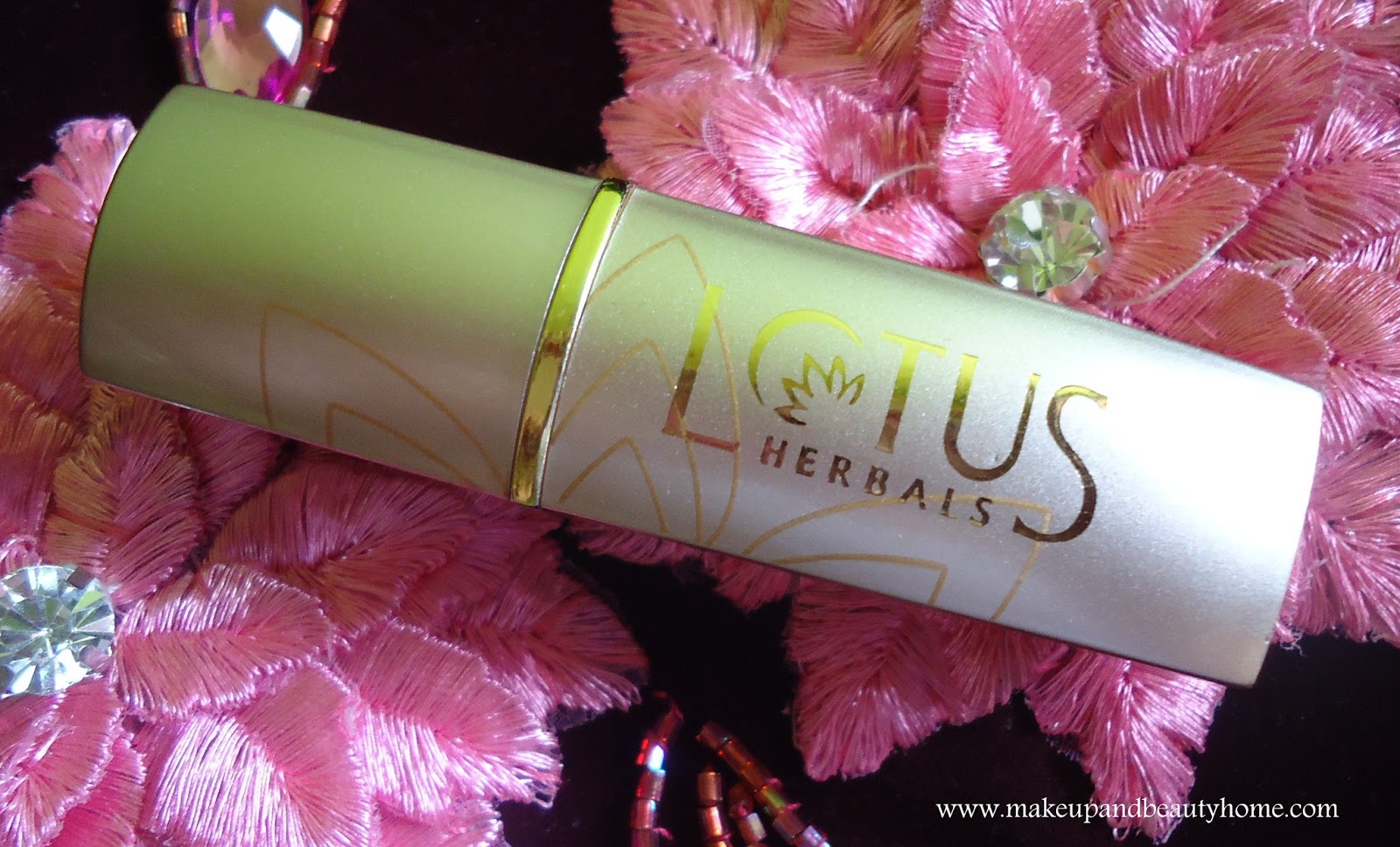 Lotus Herbals Pure Color Lipstick Pink Blush Review and Swatches