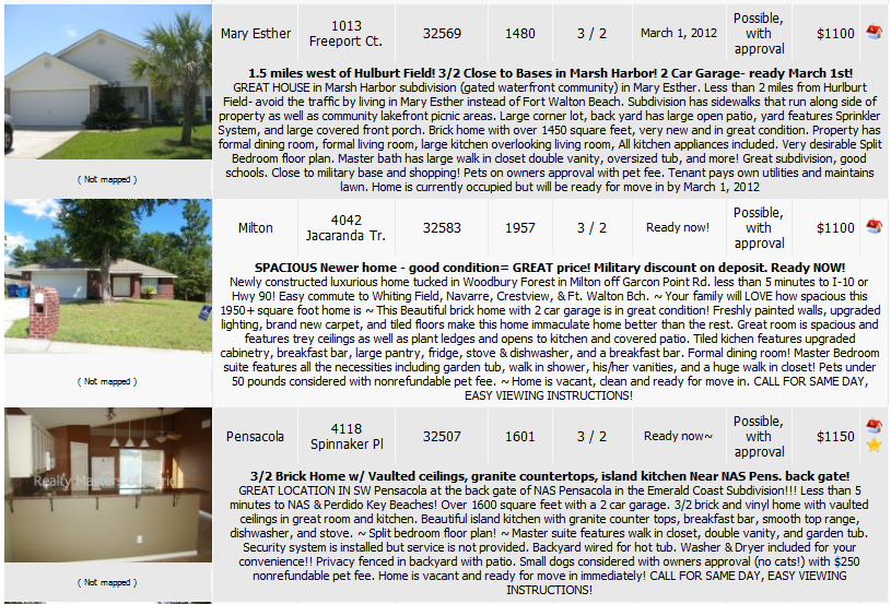 Love to Live in Pensacola, Florida Pensacola Rental Homes