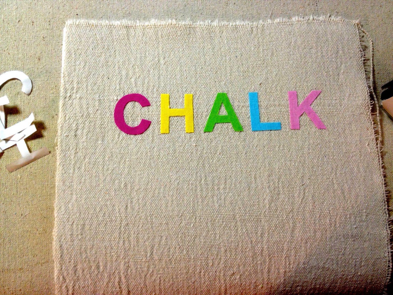 That's My Letter "C" is for Chalk Pouch