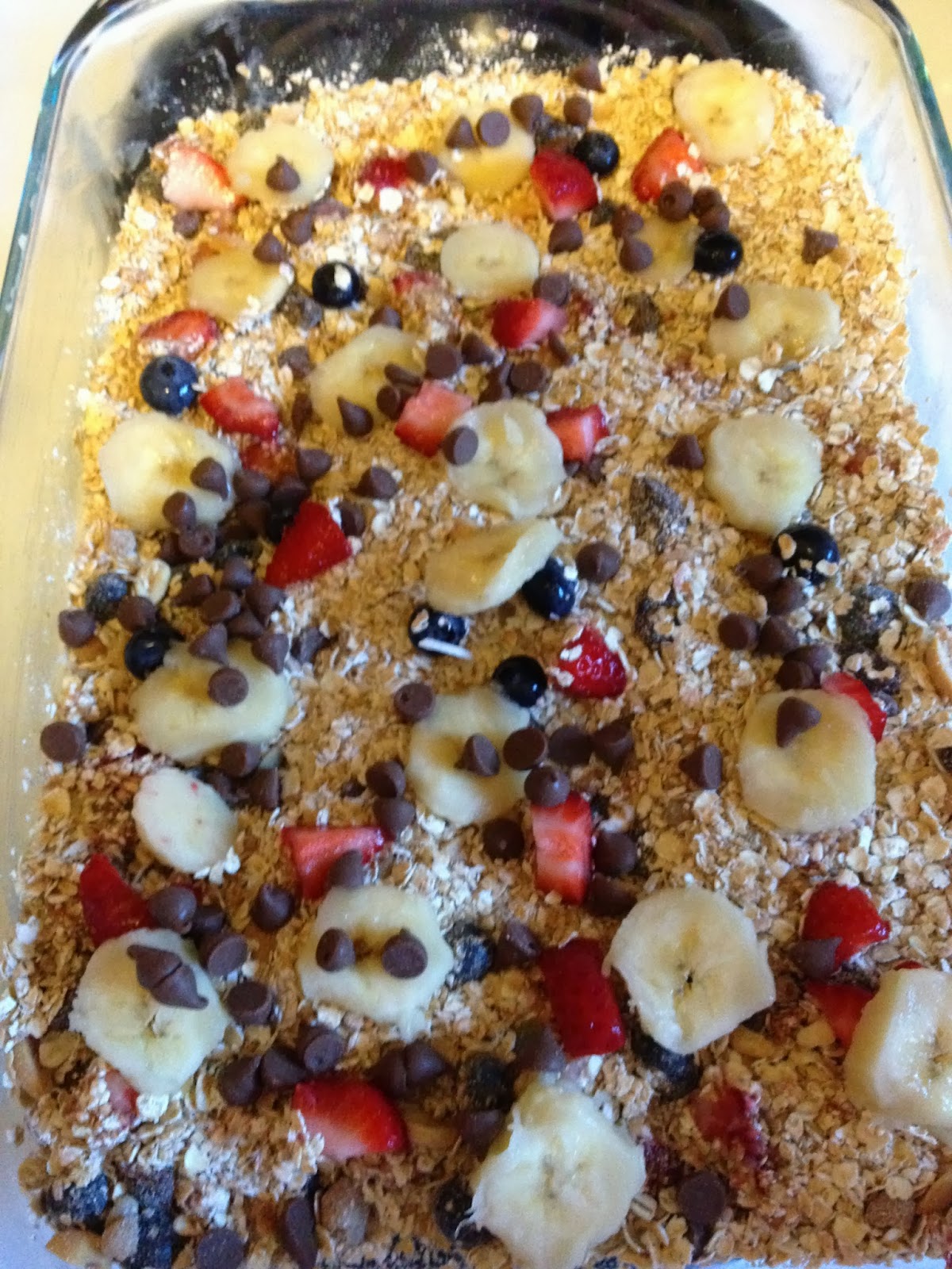 One Step at a Time Fruit and Nut Oatmeal Crisp