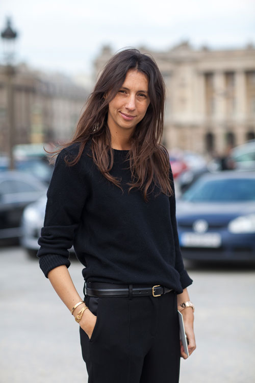 El perfecto total black, por Geraldine Saglio No Solo Moda