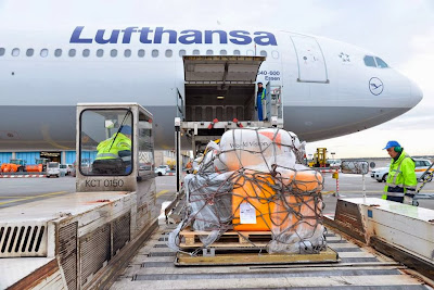 Lufthansa-World Vision Flight Arrives with Relief Goods from Germany