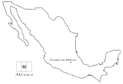 DIBUJOS DEL MAPA DE MEXICO mapa de mexico en blanco para colorear pintar