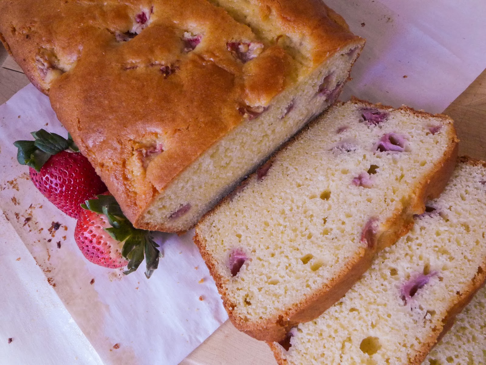Dimples & Delights Strawberry Cream Cheese Loaf