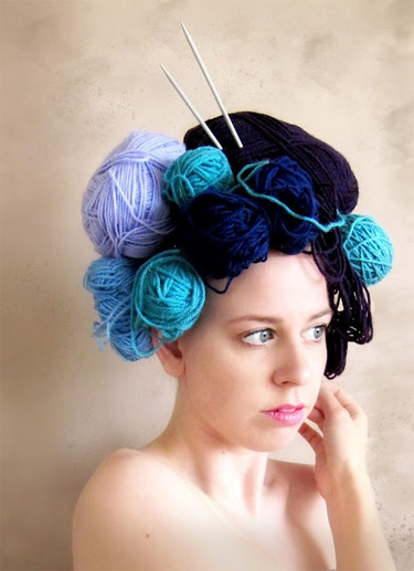 A Yarny Hair Day