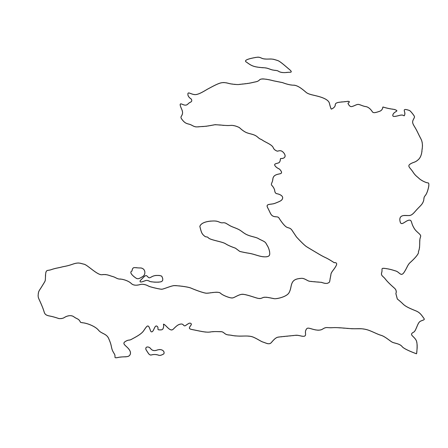 Printable Blank Haiti Map With Outline Transparent Pn vrogue.co