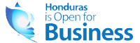 Logo de Honduras open for business