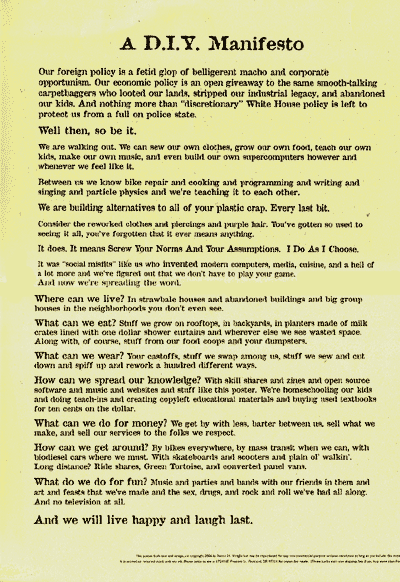 The DIY Mandate: Do It Yourself!