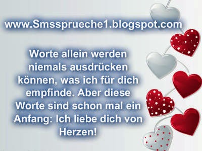 Liebeserklärungen sms sprueche