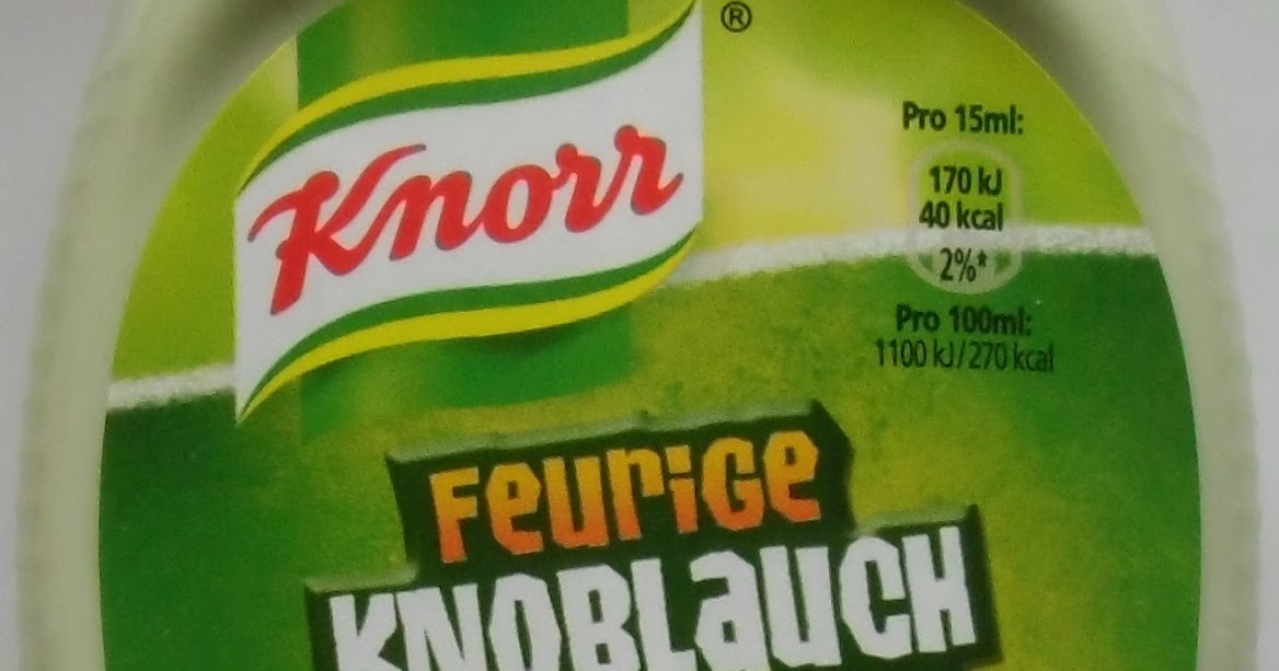 Chilihead Icewolf77 Knorr Feurige Knoblauch Sauce Wasabi Style
