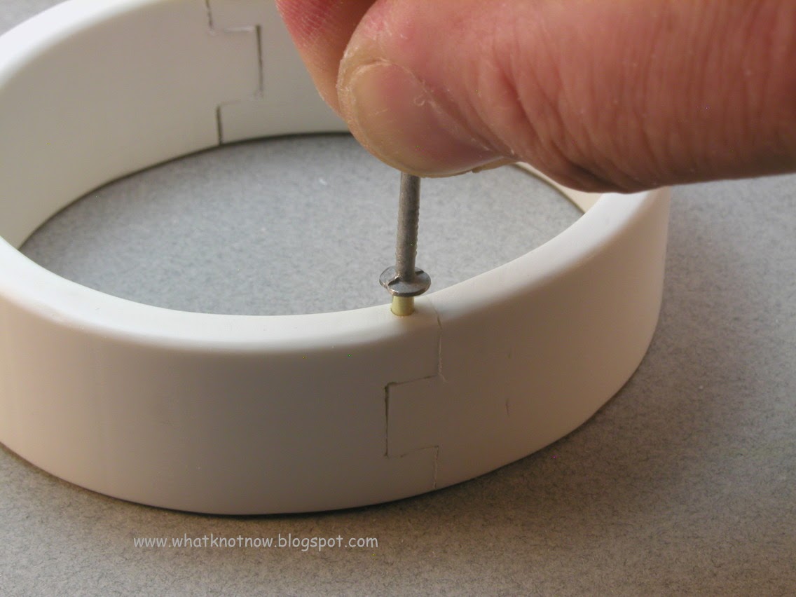 Knots and fiber bracelets oval interlocking tab ankle bracelet 3565