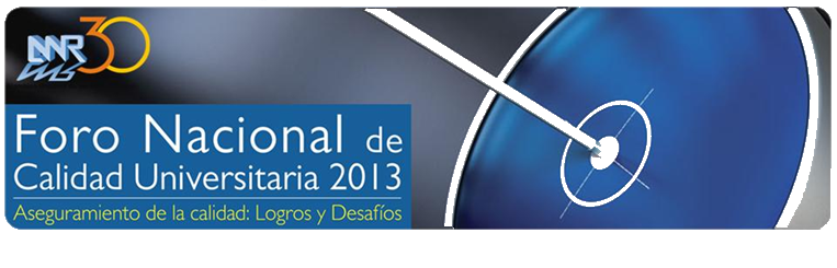 Foro Nacional de Calidad Universitaria 2013