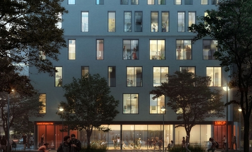 03-At-Night-My-Micro-NY-Micro-Modular-Apartments-nARCHITECTS-Architects-Building 