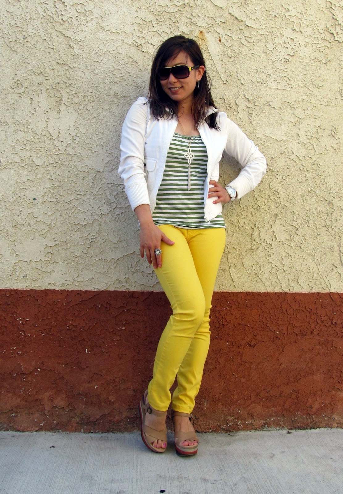 Yellow Skinny Pants