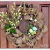 The Easiest Summer Burlap Wreath