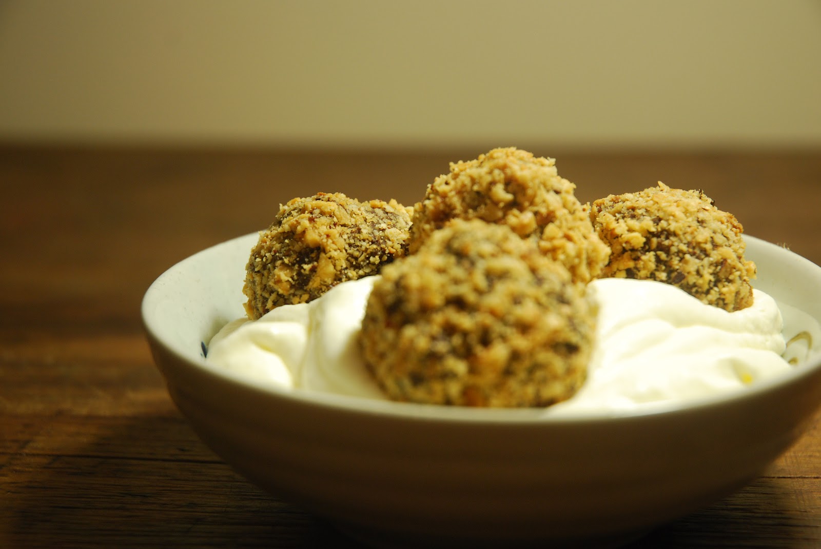 Hazelnut Chocolate Truffles + Frangelico Whipped Cream Vintage Kitchen