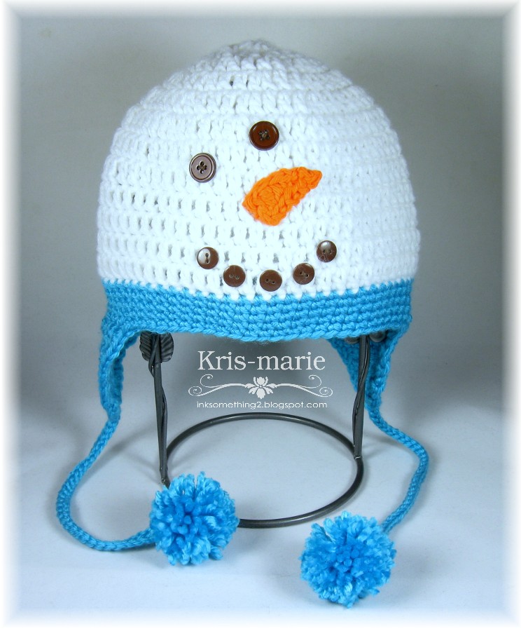 The Crafting Secretary: Crochet Penguin & Snowman Hats