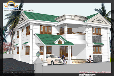 Home elevation design in 3D Home elevation design in 3D