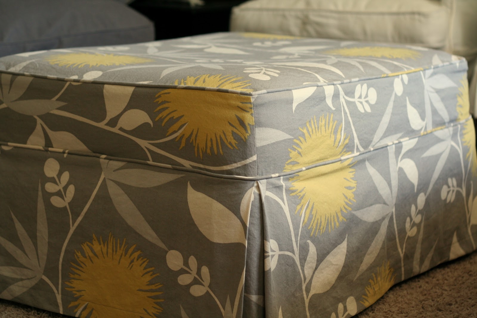 Custom Slipcovers by Shelley My Ottoman