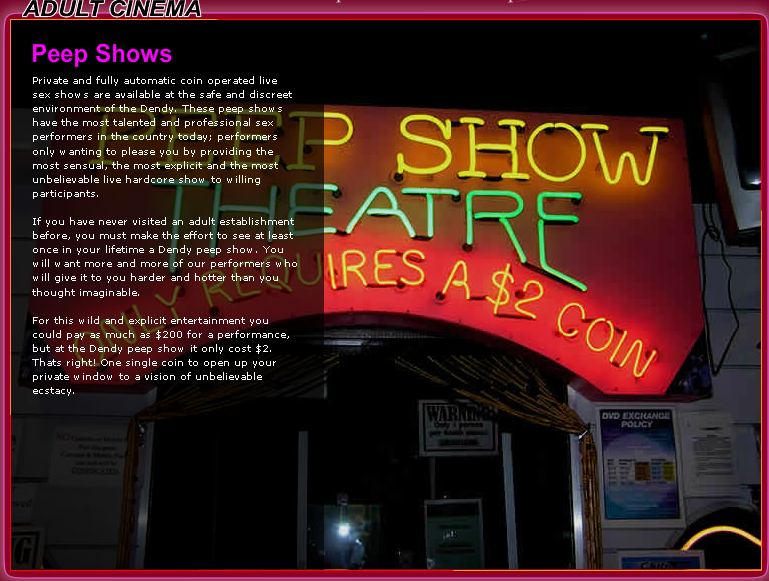 Trakaa App Dendy Melbourne Australia Live Peep Shows