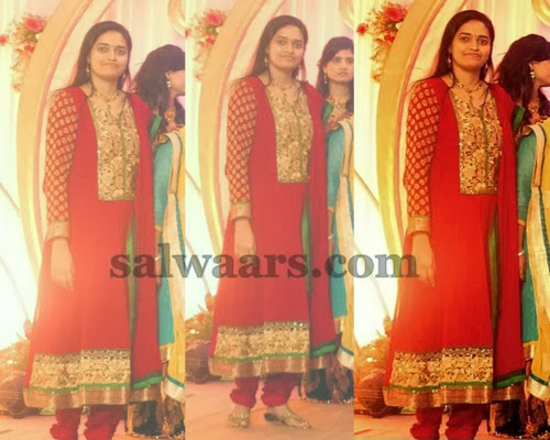 Celebrity Salwar with Long Sleeves