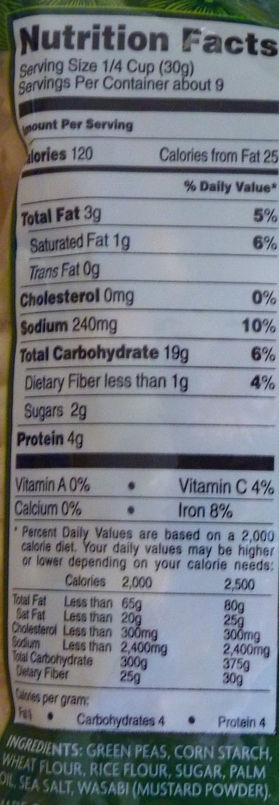 What's Good at Trader Joe's? Trader JoeSan's Wasabi Peas