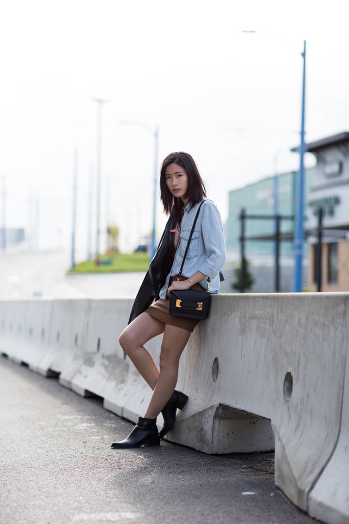 von vogue denim and mini skirt viparo von vogue denim and mini skirt viparo