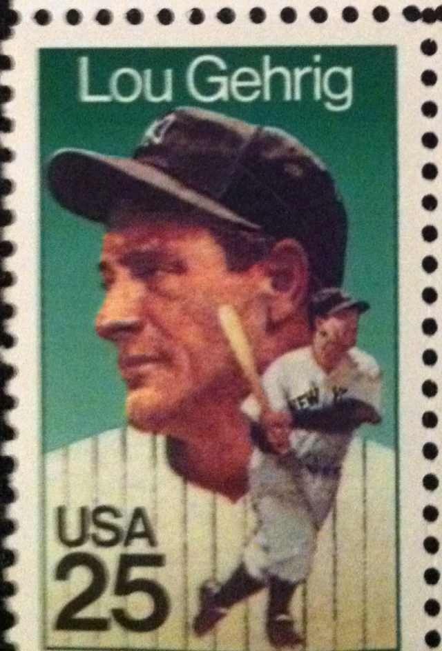 The Lost Collector Lou Gehrig stamp
