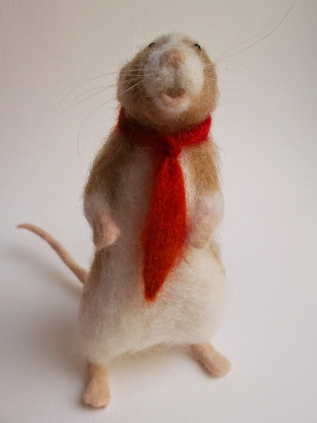 Love, Mrs Plop Marty, Needle Felted Dumbo Rat