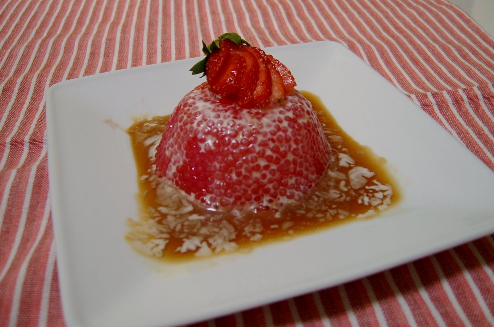 Through The Kitchen Door Sago Pudding With Coconut Milk & Palm Sugar syrup
