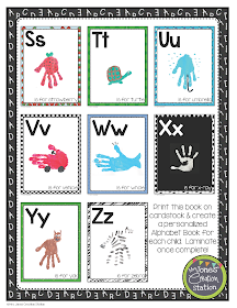 http://www.teacherspayteachers.com/Product/Handprint-Alphabet-Book-1146199