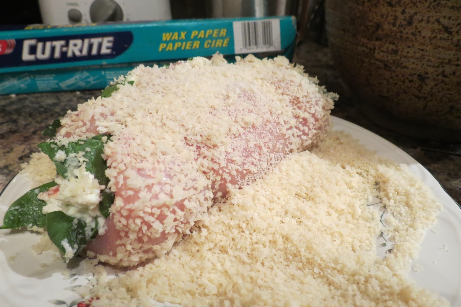 What the...?! with Pamela and Thérèse Panko Crusted Stuffed Chicken