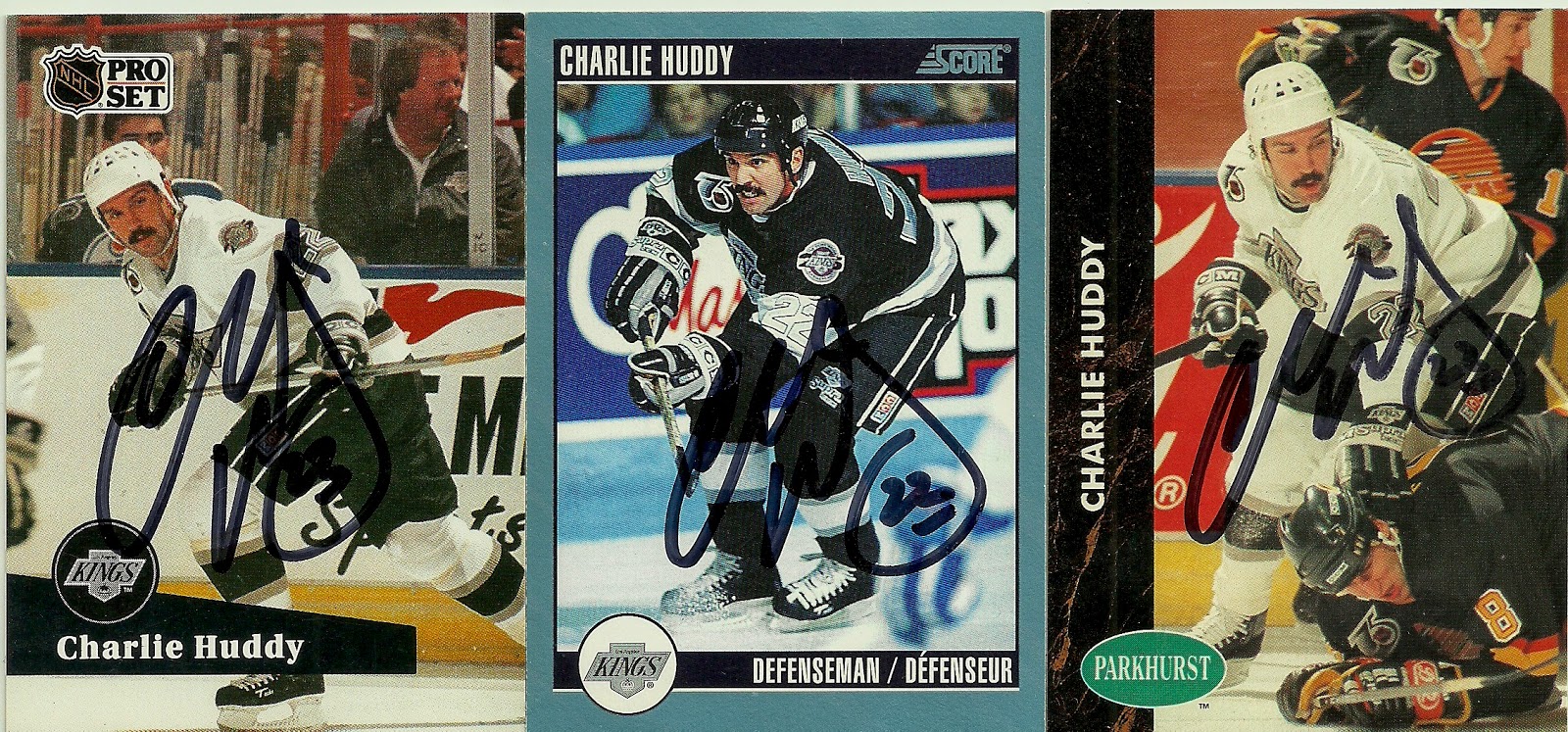 Charlie Huddy Hockey Cards