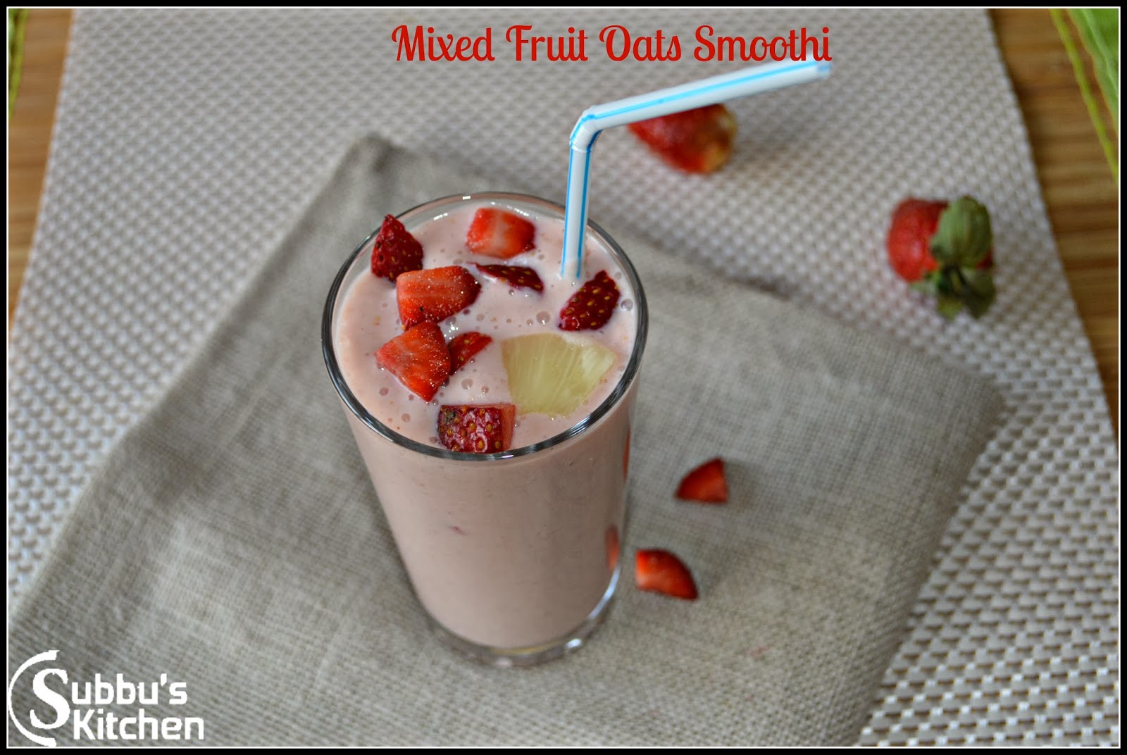 Oats Smoothie Subbus Kitchen