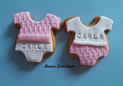 Galletas fondant bebé modelo body Galletas fondant bebé modelo body