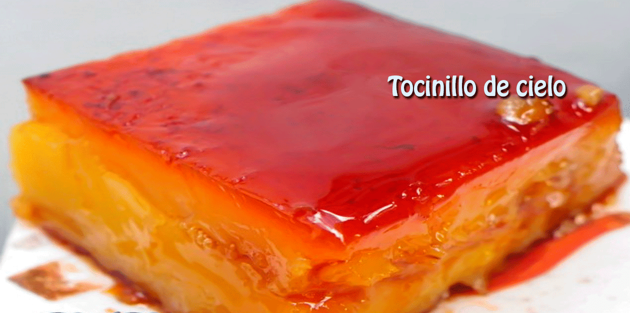 Tocinillo de cielo Recetas de postres y helados