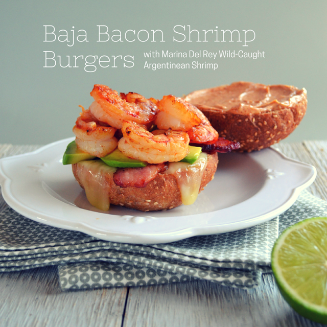 Baja Bacon Shrimp Burgers (with Marina Del Rey)