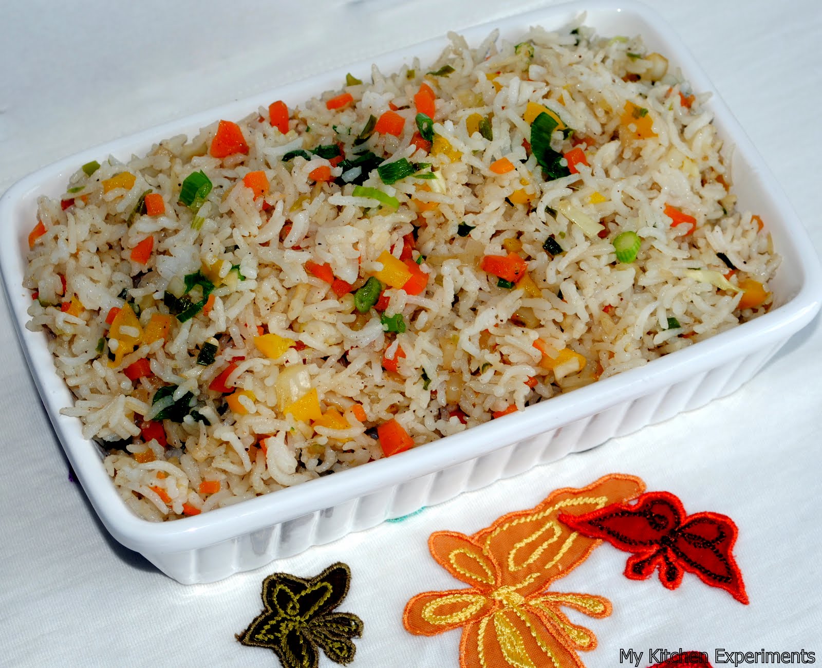 Vegetable Fried Rice Indian Curry Trail